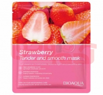 ماسک ورقه ای صورت توت فرنگی بیوآکوا - Bioaqua Strawberry Mask