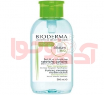 محلول پاک کننده آرایش بیودرما سبز 500میل(Bioderma  Make-Up Remover)