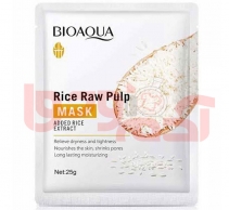ماسک ورقه ای صورت برنج بیوآکوا - Bioaqua Rice Mask